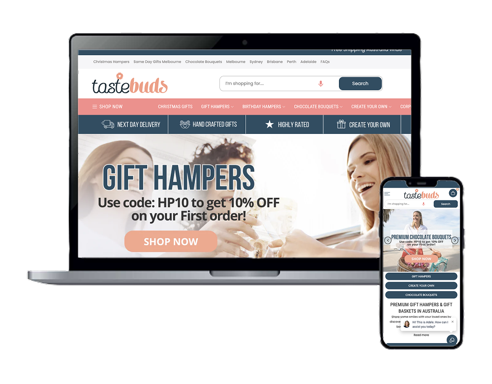 Tastebuds Australia - High Demand Shopify E-Commerce Store Design