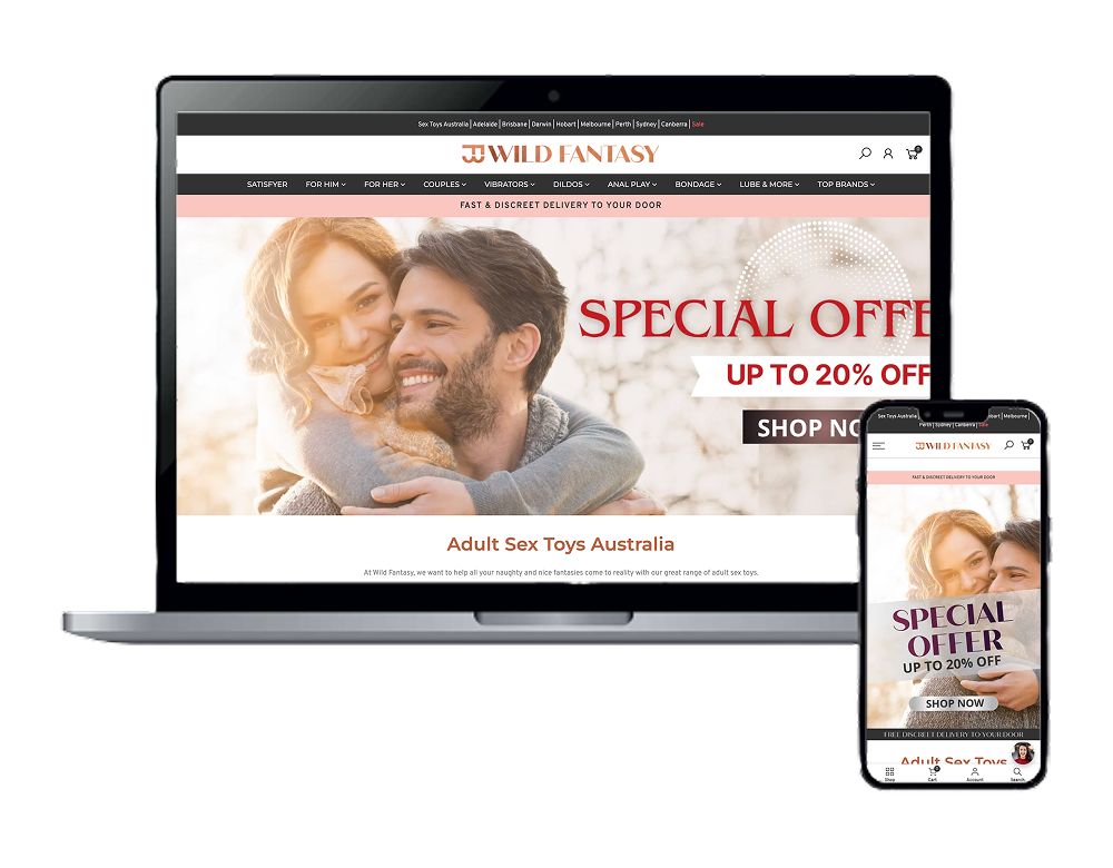 Wild Fantasy - Custom Shopify E-Commerce Theme Development Australia