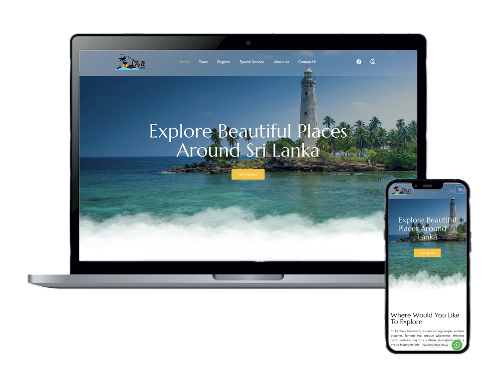Laze Travel Australia - Custom WordPress Travel Agency Website & SEO