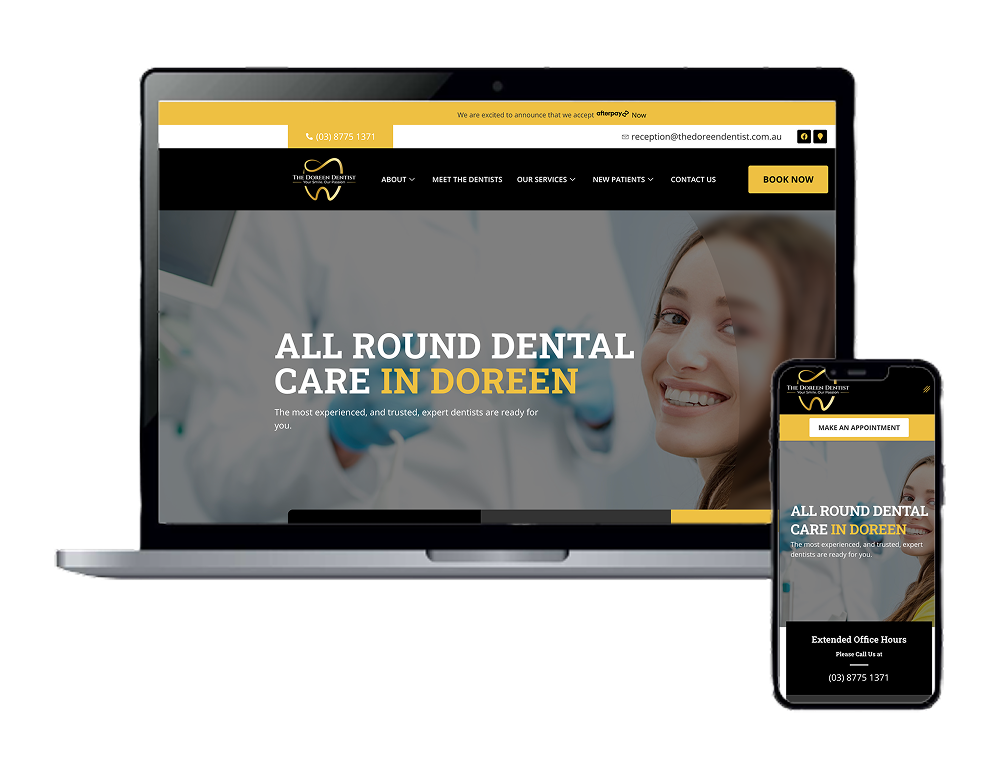 The Doreen Dentist Australia - Healthcare & Dental Clinic Booking Website