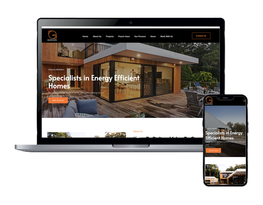 Goycon Australia - Custom Construction & Building Corporate WordPress Website